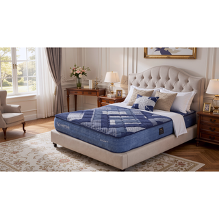 Sunvega 10" Pocket InnerSpring Unit with Memory Foam and Super Soft Fabric