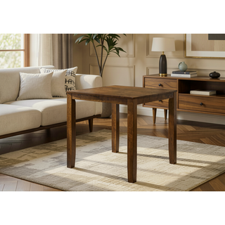 Sunvega Contemporary Gray Finish Rectangular Dining Table Seating Six
