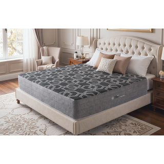 Sunvega 12 Inch Medium Plush Full Mattress with Copper Gel Infused Ice Cover