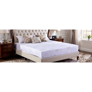 Sunvega Green Tea Infused Polyester Memory Foam Queen Size Mattress for Optimal Body Support