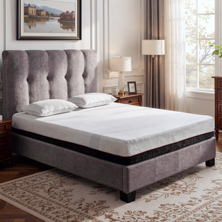 Sunvega 10 Inch Cooling Copper Infused Memory Foam Mattress Full Size Plush Support