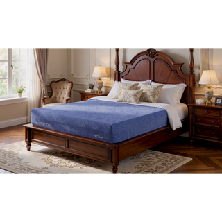 Sunvega 10" Full Size Memory Foam Core Mattress with Super Soft Fabric Cover