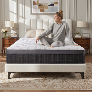 Sunvega 10 Inch Queen Size Breathable Cooling Gel Memory Foam Hybrid Mattress
