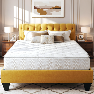 Sunvega Premium 9 Inch Medium Pocket Spring Full Size Mattress with Soft Knit Fabric