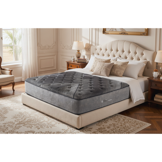 Sunvega Ice Plush Quilted King Mattress with Copper Gel Cover for Cooler Sleep