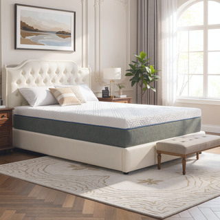 Sunvega Gel Infused Memory Foam Mattress with Edge Support and Air Grid Queen