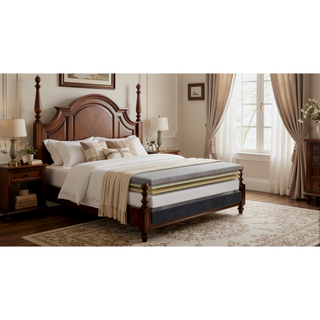 Sunvega 11 Inch King Size Cooling Latex Foam Mattress with Copper Infusion