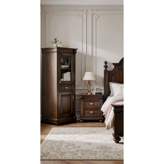 Sunvega Platinum Chest with Five Spacious Drawers and Brushed Nickel Handles