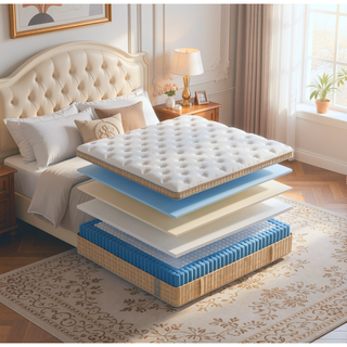 Sunvega 12 Inch Full Gel Memory Foam Hybrid Mattress with Pocket Springs for Support