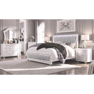 Sunvega Marble Style Dresser with Spacious Drawers and Knob Hardware