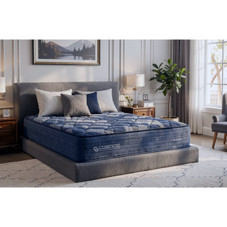 Sunvega Pocket InnerSpring Unit with Memory Foam and Super Soft Fabric Cover