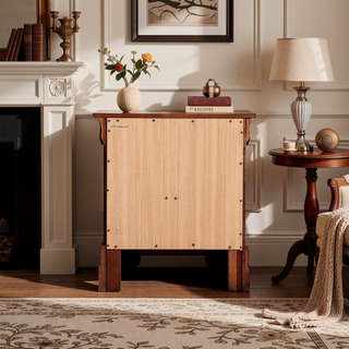 Sunvega Elegant Traditional Cherry Nightstand with Durable Materials and Expert Craftsmanship