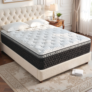 Sunvega Ultra Cooling Copper Infused Hybrid Mattress with Euro-Top and Dynamic Edge Coils