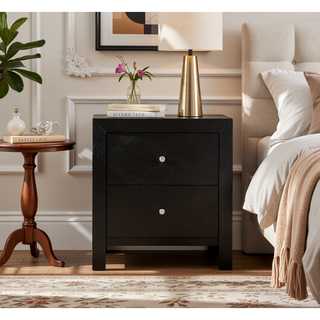 Sunvega Dark Brown Tufted Polyurethane Upholstered King Size Bed Frame