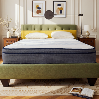 Sunvega Hybrid Plush King Size Foam Mattress with Soft Knit Cover and Edge Support