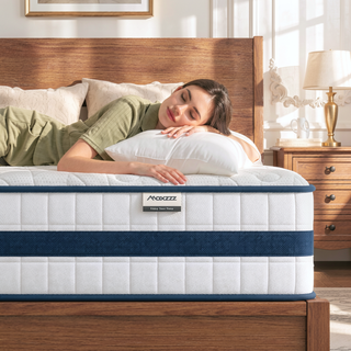Sunvega 10 Inch Queen Hybrid Mattress in a Box with Cooling Memory Foam