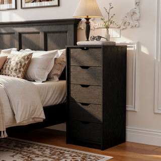 Sunvega Narrow Drawer Dresser with Pull-Out Mechanism and 5kg Drawer Capacity