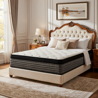 Sunvega Plush 14" Queen Size Hybrid Gel Memory Foam Pocket Spring Mattress