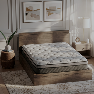 Sunvega Hybrid 12 Inch Medium Firm Queen Mattress with Pocketed Coils