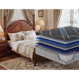 Sunvega 14 Inch Firm Cooling Mattress with Individually Wrapped Coils and Marvelous Middle Support