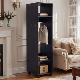 Sunvega Wardrobe Devon with Integrated Mirror and Ample Shelving for Bedroom