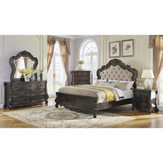 Sunvega Rhapsody Lift Top Chest in Dark Brown Multi Step Molasses Finish