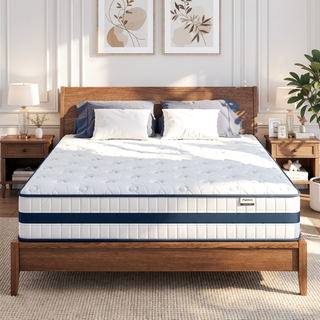 Sunvega 10 Inch King Hybrid Mattress in a Box with Cooling Memory Foam