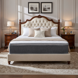 Sunvega Plush Euro Top Gel Memory Foam Hybrid Mattress with Pocket Coils