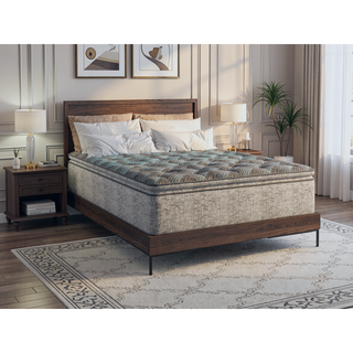 Sunvega 10 Inch Euro Top Plush Mattress with Cooling Foam and Reinforced Support