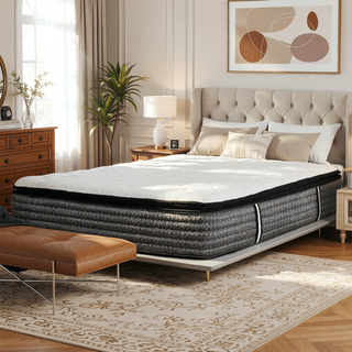 Sunvega 14 in. Hybrid Pocket Coil and Gel Memory Foam Plush Mattress for Enhanced Support