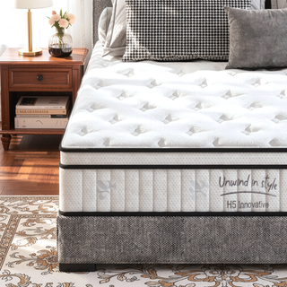 Sunvega 12 Inch Hybrid Mattress with Pocket Springs for Medium Firm Support