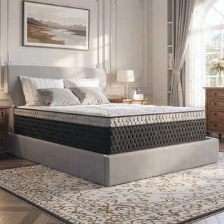 Sunvega Ultra Cooling Copper Infused Hybrid Mattress with Euro-Top and Dynamic Edge Coils