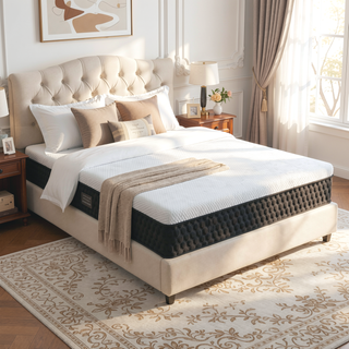 Sunvega Copper Cooling Firm Feel 12" Hybrid Waterfall Top Mattress Twin XL