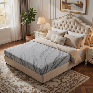 Sunvega 8" Firm King Cooling Gel Memory Foam Mattress with Heat Wicking Fabric