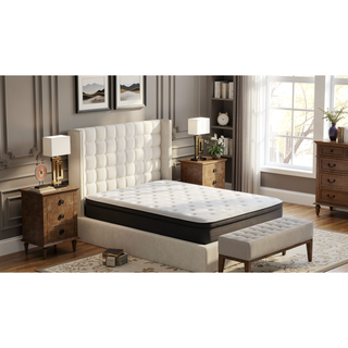 Sunvega Twin 12 Inch Medium Firm Euro Top Hybrid Memory Foam Mattress