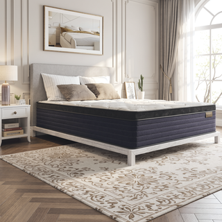 Sunvega Diamond Cleo Cooling Copper Memory Foam Hybrid Mattress with Euro-Top 14" Firm