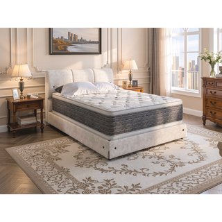 Sunvega 14.5" Queen Bamboo Moisture-Wicking Two Sided Pillow Top Mattress