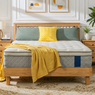 Sunvega 12 Inch Cooling Gel Memory Foam Hybrid Mattress with Pocket Springs for Medium Firmness