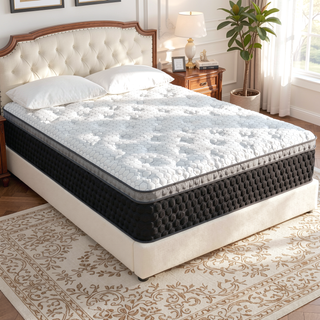 Sunvega Ultra Cooling Copper Infused Hybrid Mattress with Euro-Top and Dynamic Edge Coils
