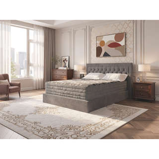 Sunvega 12 Inch Medium Plush Full Mattress with Copper Gel Infused Ice Cover