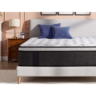 Sunvega 10 Inch Cooling Gel Memory Foam Hybrid Mattress with Pocket Springs for Medium Firmness