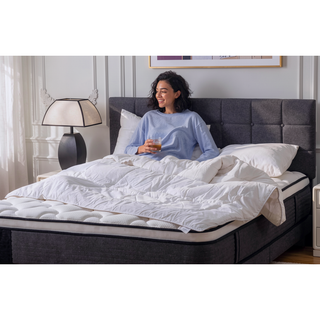 Sunvega 10 Inch Cooling Gel Memory Foam Hybrid Mattress with Pocket Springs for Medium Firmness