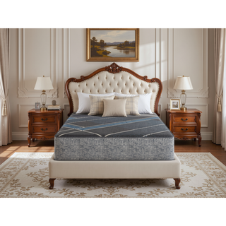 Sunvega 13 Inch Hybrid Mattress with Cooling Gel and Firm Support for Bedroom