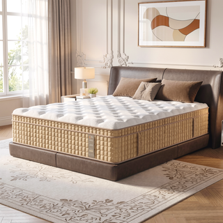 Sunvega 12 Inch King Hybrid Mattress with Pocket Springs and Cooling Gel Memory Foam