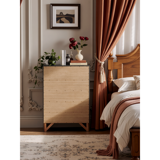 Sunvega Dark Brown Tufted Polyurethane Upholstered King Size Bed Frame