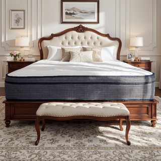 Sunvega Soft Polyester Knit Cover Multi-Layer Foam Hybrid Plush Mattress