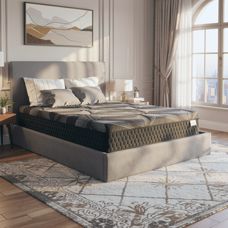 Sunvega Diamond Matrix Copper Cooling Hybrid Waterfall Top Mattress with Medium Feel