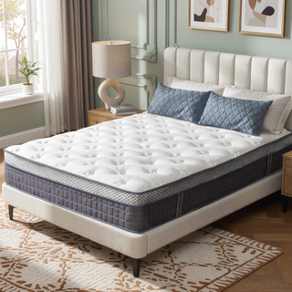 Sunvega 10 Inch Full Size Breathable Cooling Gel Memory Foam Hybrid Mattress