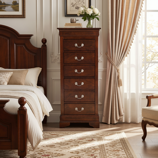 Sunvega Dark Brown Tufted Polyurethane Upholstered King Size Bed Frame