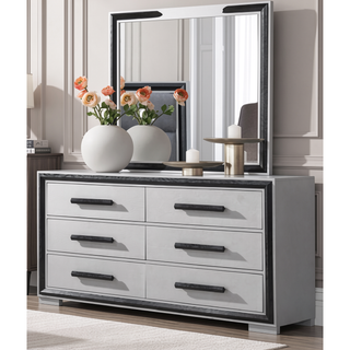 Sunvega Sleek Silver Finish Nightstand With Integrated Speaker and Cooler